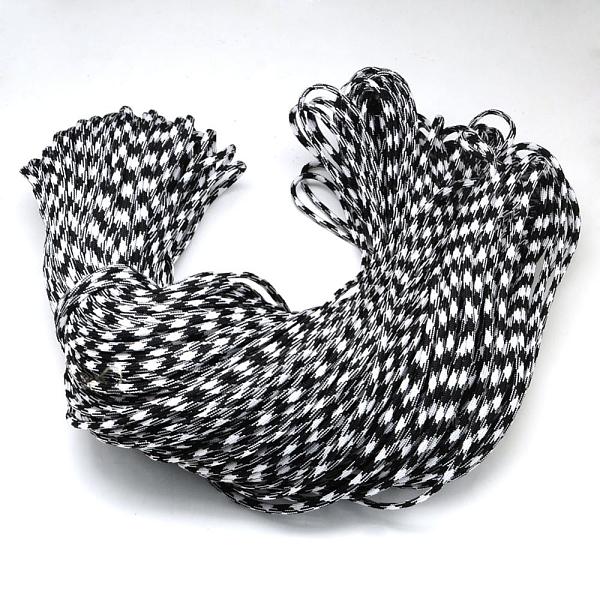 

PandaHall 7 Inner Cores Polyester & Spandex Cord Ropes, for Rope Bracelets Making, Black, 4mm, about 109.36 yards(100m)/bundle...