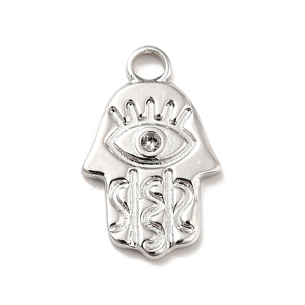 

PandaHall 304 Stainless Steel Pendants Rhinestone Settings, Religion, Hamsa Hand with Eye, Stainless Steel Color, Fit for 1.2mm Rhinestone...