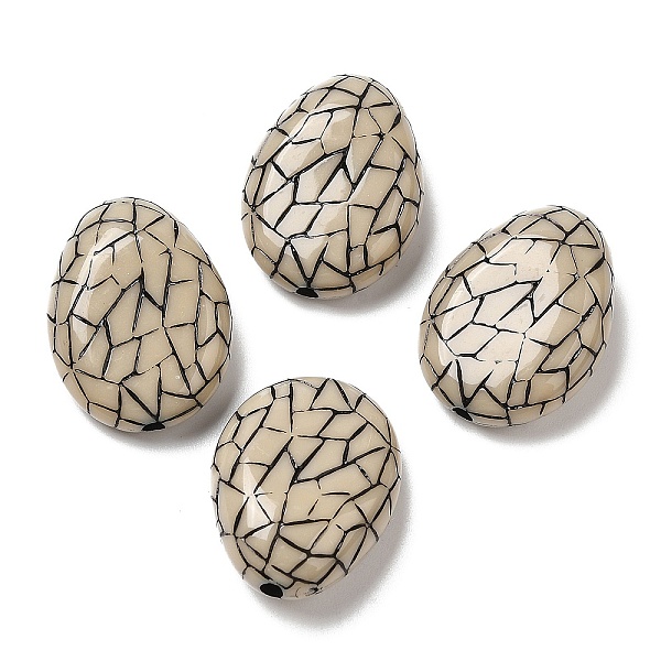 

PandaHall Opaque Acrylic Beads, Teardrop, Tan, 25x19x9.5mm, Hole: 2.1mm, about 170pcs/500g Acrylic Teardrop Orange