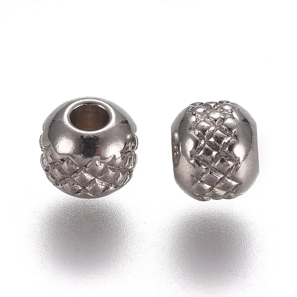 

PandaHall 304 Stainless Steel Beads, Rondelle, Stainless Steel Color, 4x3.5mm, Hole: 1.5mm 304 Stainless Steel Rondelle
