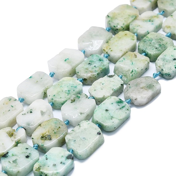 

PandaHall Natural Sesame Jasper Beads Strands, Rectangle, 15~17x10~15x5~7mm, Hole: 1mm, about 22pcs/strand, 15.94''(40.5cm) Sesame Jasper...