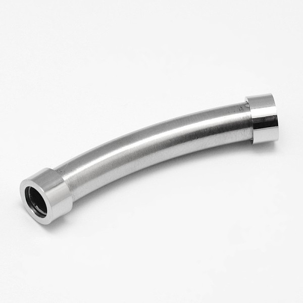 

PandaHall 304 Stainless Steel Tube Beads, Stainless Steel Color, 41~42x7~8mm, Hole: 4~5mm 304 Stainless Steel Tube