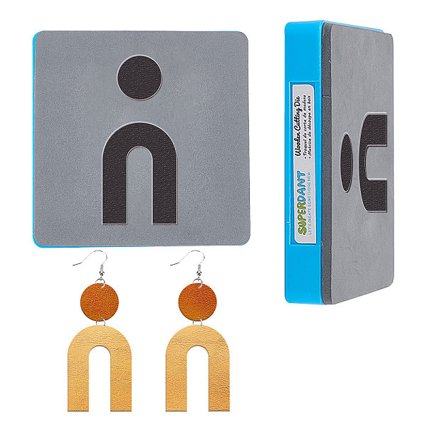 

PandaHall SUPERDANT Arch Earrings Cutting Dies Round Accessories Wooden Die Cuts Bracelets Brooches Keychain Pendant Die Cutting for Earring...