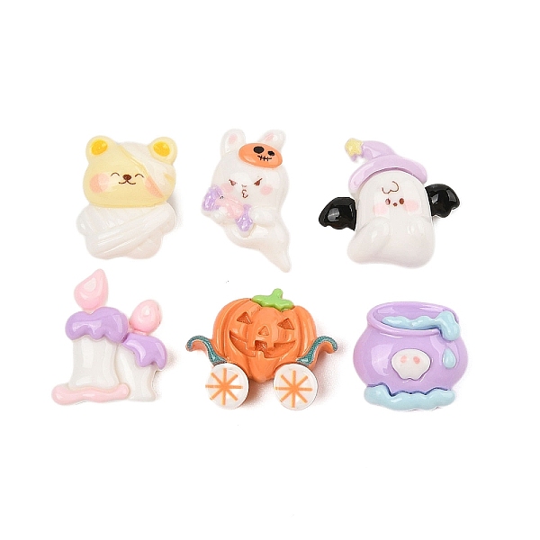 Halloween Series Opaque Resin Cabochons