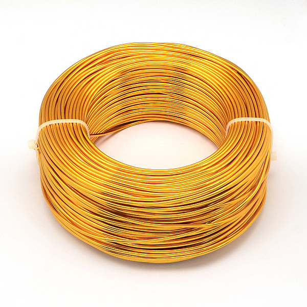 

PandaHall Round Aluminum Wire, Flexible Craft Wire, for Beading Jewelry Doll Craft Making, Orange, 20 Gauge, 0.8mm, 300m/500g(984.2...