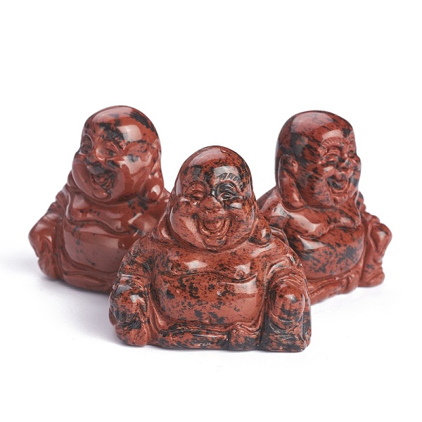 

PandaHall Natural Mahogany Obsidian Display Decorations, Buddhist Theme, No Hole/Undrilled, 3D Buddha, 36.5~38x16~19x36.5mm Mahogany...