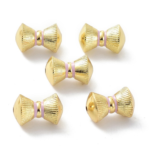 

PandaHall Brass Enamel Beads, Long-Lasting Plated, Lead Free & Cadmium Free, Real 18K Gold Plated, Drums Shape, Mixed Color, 16x10mm, Hole..., Multicolor