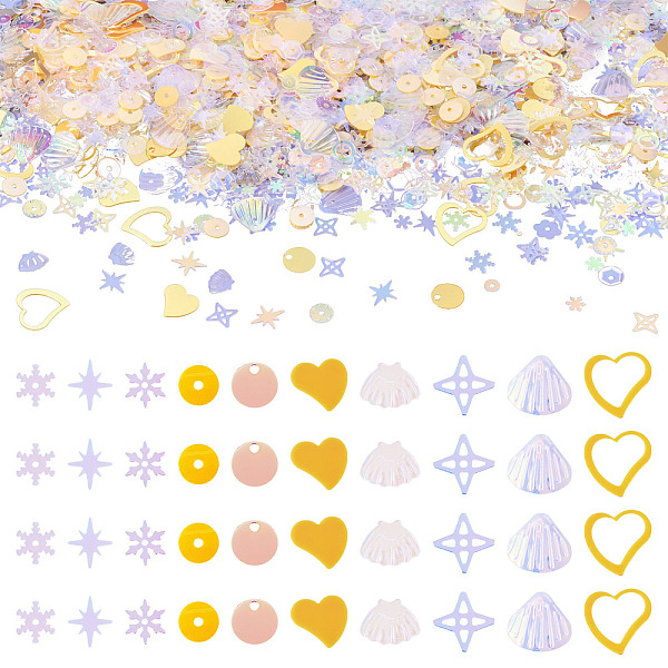 プラスチックスパンコールビーズ 100g
