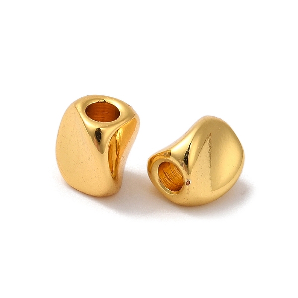 

PandaHall Rack Plating Brass Beads, Cadmium Free & Lead Free, Long-Lasting Plated, Twist, Real 18K Gold Plated, 5x4.5x4.2mm, Hole: 1.8mm...