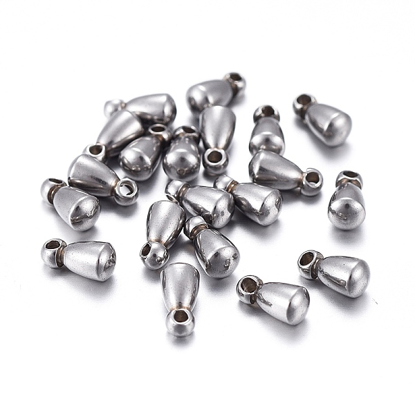 

PandaHall 201 Stainless Steel Chain Extender Drop, Teardrop, Stainless Steel Color, 6x3x3mm, Hole: 0.9mm 201 Stainless Steel Teardrop