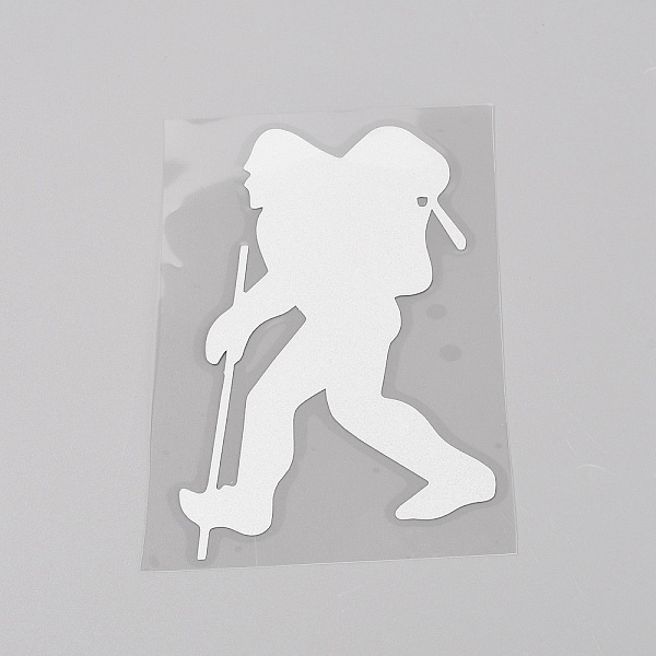 

PandaHall PET Sticker Car Decoration, Face Car Sticker, for Car Decoration, Monkey, White, 136x88x0.3mm Plastic Monkey White