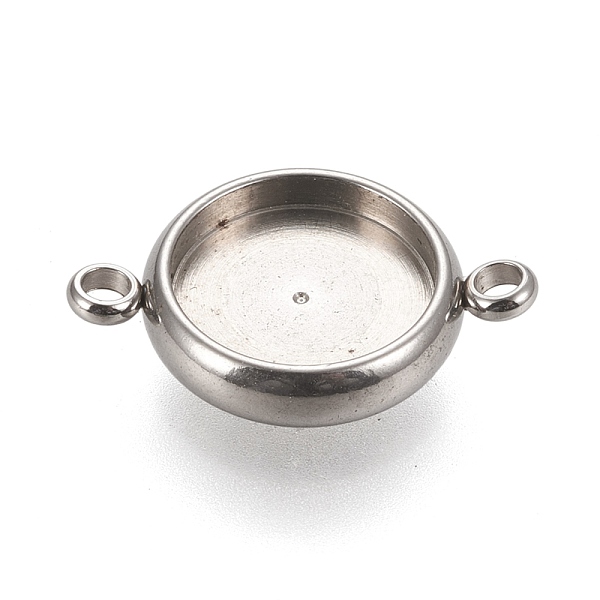 

PandaHall 304 Stainless Steel Links Connectors Settings, Plain Edge Bezel Cups, Flat Round, Stainless Steel Color, Tray: 10mm, 18x12.5x3mm...