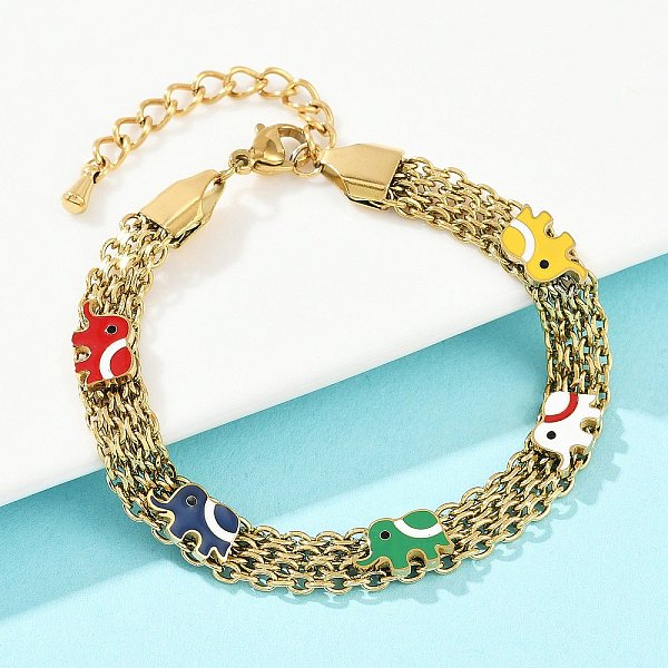 304 Stainless Steel Cable Chain Bracelets